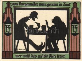 Német Birodalom/Weimari Köztársaság/ Glauchau 1921. 50Pf(6x) 6klf db, teljes sor T:I