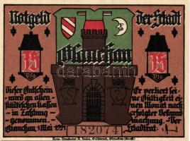 Német Birodalom/Weimari Köztársaság/ Glauchau 1921. 50Pf(6x) 6klf db, teljes sor T:I