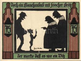 Német Birodalom/Weimari Köztársaság/ Glauchau 1921. 50Pf(6x) 6klf db, teljes sor T:I