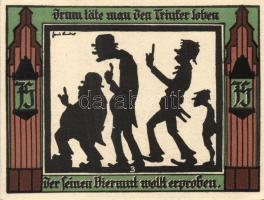 Német Birodalom/Weimari Köztársaság/ Glauchau 1921. 50Pf(6x) 6klf db, teljes sor T:I