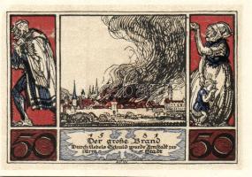 Német Birodalom/Weimari Köztársaság/ Arnstadt 1921. 50Pf(6x) 6klf db, teljes sor T:I