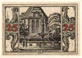 Német Birodalom/Weimari Köztársaság/ Arnstadt 1921. 25Pf(6x) 6klf db, teljes sor T:I