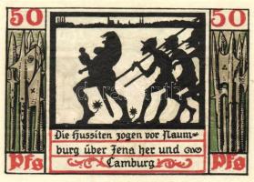 Német Birodalom/Weimari Köztársaság/ Naumburg 1920. 50Pf(12x) 12klf db, teljes sor T:I