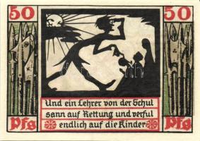 Német Birodalom/Weimari Köztársaság/ Naumburg 1920. 50Pf(12x) 12klf db, teljes sor T:I