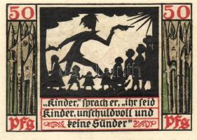 Német Birodalom/Weimari Köztársaság/ Naumburg 1920. 50Pf(12x) 12klf db, teljes sor T:I