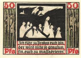 Német Birodalom/Weimari Köztársaság/ Naumburg 1920. 50Pf(12x) 12klf db, teljes sor T:I