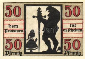 Német Birodalom/Weimari Köztársaság/ Naumburg 1920. 50Pf(12x) 12klf db, teljes sor T:I