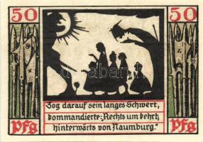 Német Birodalom/Weimari Köztársaság/ Naumburg 1920. 50Pf(12x) 12klf db, teljes sor T:I