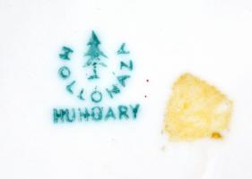 Hollóházi bonbonniere. Matricás, jelzett, hibátlan. d: 13 cm