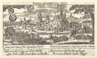 Német Birodalom/Weimari Köztársaság/ Diez 1920. 10Pf + 25Pf + 50Pf 3klf db, teljes sor T:I