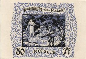 Német Birodalom/Weimari Köztársaság/ Frankenhausen 1921. 50Pf(6x) 6klf db, teljes sor T:I