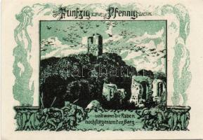 Német Birodalom/Weimari Köztársaság/ Frankenhausen 1921. 50Pf(6x) 6klf db, teljes sor T:I