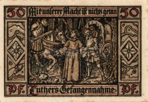 Német Birodalom/Weimari Köztársaság/ Eisenach 1921. 50Pf(6x) 6klf db, teljes sor T:I