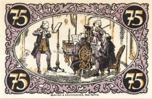 Német Birodalom/Weimari Köztársaság/ Rheinsberg 1922. 25Pf(4x) + 50Pf(4x) + 75Pf(4x) összesen 12klf ...