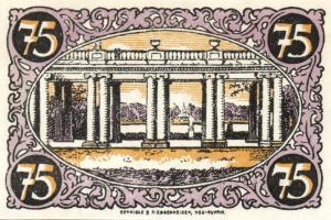 Német Birodalom/Weimari Köztársaság/ Rheinsberg 1922. 25Pf(4x) + 50Pf(4x) + 75Pf(4x) összesen 12klf ...