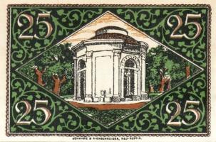 Német Birodalom/Weimari Köztársaság/ Rheinsberg 1922. 25Pf(4x) + 50Pf(4x) + 75Pf(4x) összesen 12klf ...