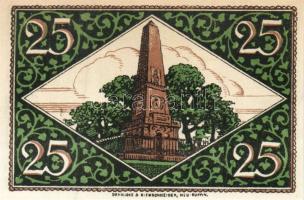 Német Birodalom/Weimari Köztársaság/ Rheinsberg 1922. 25Pf(4x) + 50Pf(4x) + 75Pf(4x) összesen 12klf ...