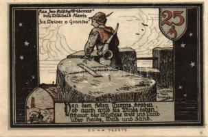 Német Birodalom/Weimari Köztársaság/ Gransee D.N. 25Pf + 50Pf + 75Pf + 1,25M + 1,75M 5klf db, teljes sor T:I