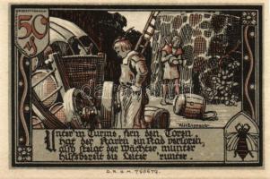 Német Birodalom/Weimari Köztársaság/ Gransee D.N. 25Pf + 50Pf + 75Pf + 1,25M + 1,75M 5klf db, teljes...