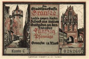 Német Birodalom/Weimari Köztársaság/ Gransee D.N. 25Pf + 50Pf + 75Pf + 1,25M + 1,75M 5klf db, teljes...