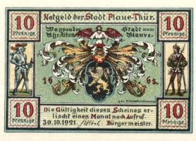 Német Birodalom/Weimari Köztársaság/ Plane 1921. 10Pf + 25Pf + 50Pf 3klf db, teljes sor T:I