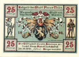 Német Birodalom/Weimari Köztársaság/ Plane 1921. 10Pf + 25Pf + 50Pf 3klf db, teljes sor T:I