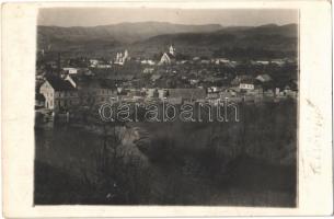 1941 Felsővisó, Viseu de Sus; látkép, fatelep, fűrésztelep, templomok / general view, sawmill, churches. photo (fl)