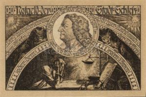 Német Birodalom/Weimari Köztársaság/ Schleiz 1921. 50Pf(8x) 8klf db, teljes sor T:I