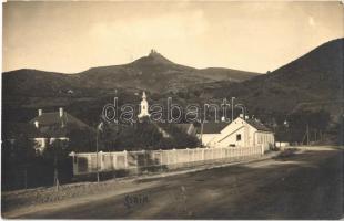 1930 Világos, Siria; utca, templom, vár / Cetatea Siriei / street, church, castle. photo