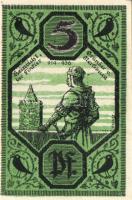 Német Birodalom/Weimari Köztársaság/ Merseburg 1921. 5Pf + 10Pf + 20Pf + 50Pf (6x) összesen 10klf db...