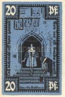 Német Birodalom/Weimari Köztársaság/ Merseburg 1921. 5Pf + 10Pf + 20Pf + 50Pf (6x) összesen 10klf db...