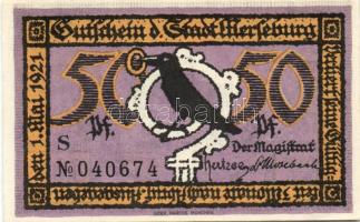 Német Birodalom/Weimari Köztársaság/ Merseburg 1921. 5Pf + 10Pf + 20Pf + 50Pf (6x) összesen 10klf db...