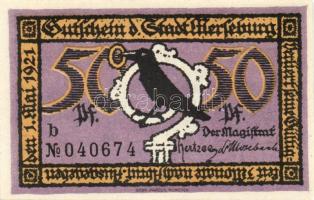 Német Birodalom/Weimari Köztársaság/ Merseburg 1921. 5Pf + 10Pf + 20Pf + 50Pf (6x) összesen 10klf db...