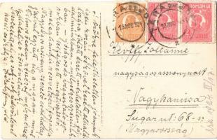 1924 Alsójára, Jahren, Iara de Jos; látkép, templomok / general view, churches. photo (fl)