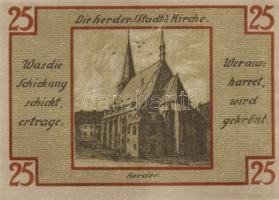 Német Birodalom/Weimari Köztársaság/ Weimar 1921. 25Pf(6x) 6klf db, teljes sor T:I