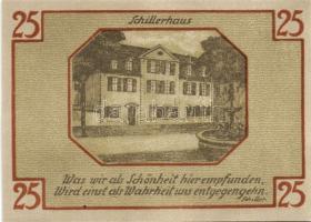 Német Birodalom/Weimari Köztársaság/ Weimar 1921. 25Pf(6x) 6klf db, teljes sor T:I