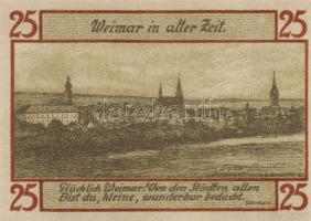 Német Birodalom/Weimari Köztársaság/ Weimar 1921. 25Pf(6x) 6klf db, teljes sor T:I