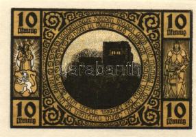 Német Birodalom/Weimari Köztársaság/ Lobeda 1921. 10Pf + 25Pf(3x) + 50Pf(4x) összesen 8klf db, teljes sor T:I