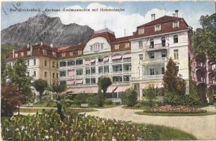 Bad Reichenhall, Kurhaus Axelmannstein mit Hohenstaufen / spa hotel, mountain