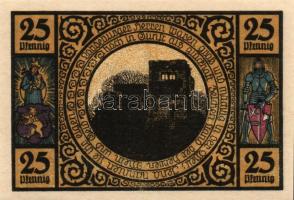 Német Birodalom/Weimari Köztársaság/ Lobeda 1921. 10Pf + 25Pf(3x) + 50Pf(4x) összesen 8klf db, telje...