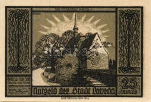 Német Birodalom/Weimari Köztársaság/ Lobeda 1921. 10Pf + 25Pf(3x) + 50Pf(4x) összesen 8klf db, telje...