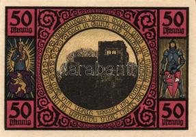 Német Birodalom/Weimari Köztársaság/ Lobeda 1921. 10Pf + 25Pf(3x) + 50Pf(4x) összesen 8klf db, telje...