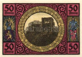 Német Birodalom/Weimari Köztársaság/ Lobeda 1921. 10Pf + 25Pf(3x) + 50Pf(4x) összesen 8klf db, telje...