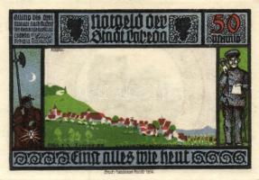 Német Birodalom/Weimari Köztársaság/ Lobeda 1921. 10Pf + 25Pf(3x) + 50Pf(4x) összesen 8klf db, telje...