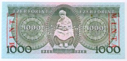 1992. 1000Ft "MINTA" perforációval és felülnyomással "D 00000325" sorszámmal T:I...