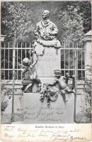 1899 Steyr, Brudner=Denfmal / statue of Anton Bruckner composer (EK)