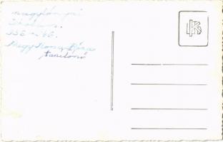 Lónya, Nagylónya; Iskola télen. photo