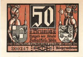 Német Birodalom/Weimari Köztársaság/ Schalkau 1921. 50Pf(6x) 6klf db, teljes sor T:I