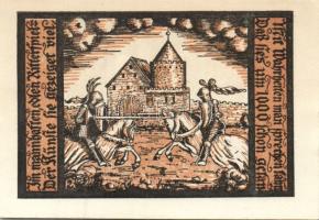 Német Birodalom/Weimari Köztársaság/ Schalkau 1921. 50Pf(6x) 6klf db, teljes sor T:I