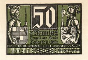 Német Birodalom/Weimari Köztársaság/ Schalkau 1921. 50Pf(6x) 6klf db, teljes sor T:I